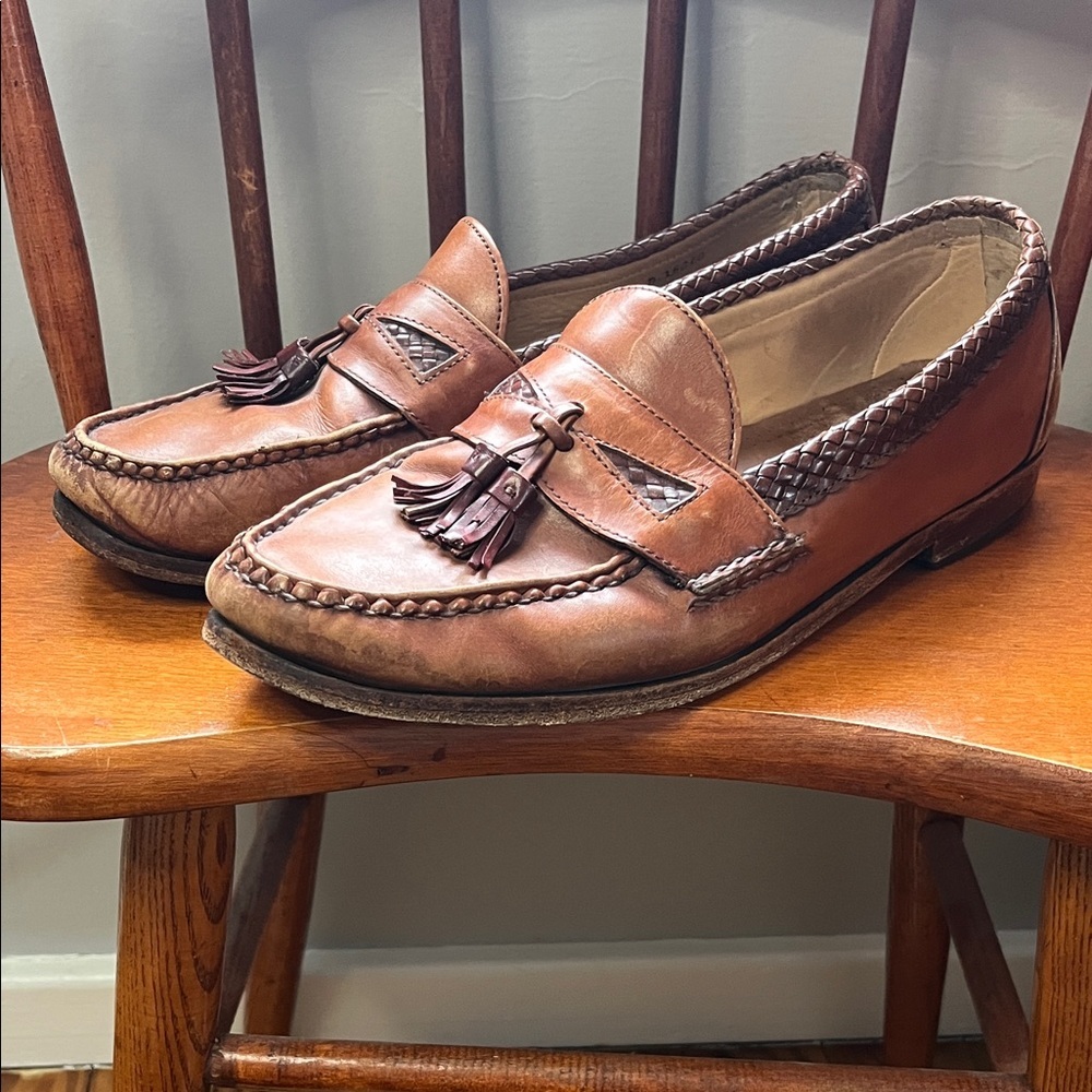Allen Edmonds Leather Tassel Loafers Size 12